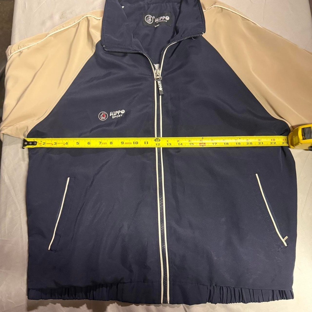 Hippo Sports Colorblock Windbreaker Jacket — Size L